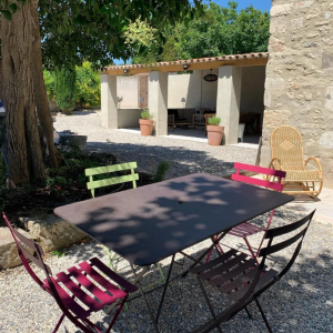 Photo 8 - Provençal farmhouse with heated swimming pool - Espace repas extérieur