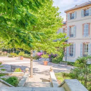 Photo 3 - Château avec piscine chauffée et jardin à la Française - Le jardin