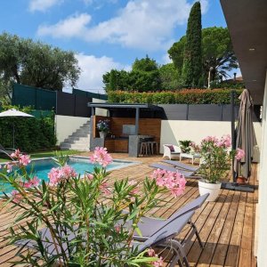 Photo 2 - Villa californienne avec piscine - Terrasse