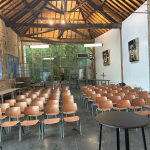 Photo 6 - Maison atypique d'hôtes et de séminaires à 20 min de la Rochelle - Salle de réunion
