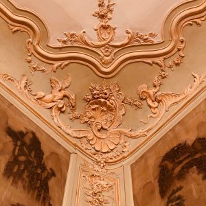 Photo 7 - Hôtel particulier XVIIIe à Aix en Provence - Détail de décors d'un salon