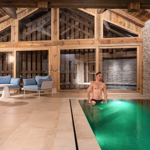 Photo 8 - Complexe à la montagne 5 étoiles de 600m² avec piscine intérieure, cinéma, grands séjours et cuisine - espace relaxation
