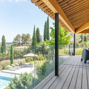 Photo 6 - Contemporary villa by famous architect Maurice Sauzet - Vue du jardin