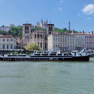 Photo 0 - Bateaux pour croisières privatives à Lyon  - Bateau (terrasse de 150m²)