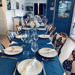 Photo 9 - Italian restaurant nestled on the old port of Saint Jean Cap Ferrat - Mise en place pour un dîner familial
