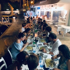 Photo 8 - Restaurant italien niché sur le vieux port de Saint Jean Cap Ferrat - La terrase au soir