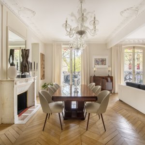 Photo 4 - Bel appartement haussmannien dans le Marais pour vos tournages et événements professionnels  - salon
