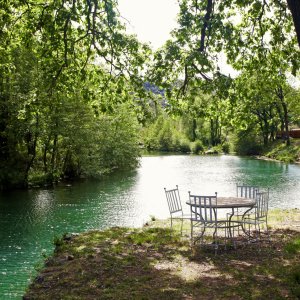Photo 2 - Haven of peace by the water, charming villa with swimming pool and large park - vue du jardin et de la piscine 