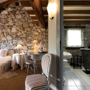Photo 8 - 4* hotel in a 16th century estate in the Basque Country - Chambre Luxe et SDB #6