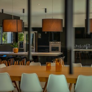 Photo 16 - La villa Miami en Drome Provençale  - Cuisine espace repas