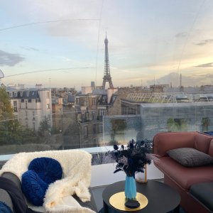 Photo 3 - Rooftop with beautiful view on the Eiffel Tower - Notre Winter bubble, Mont Trocadéro