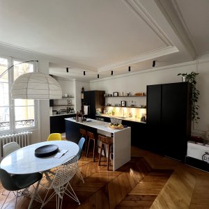 Photo 1 - Appartement parisien design / Paris 6e  - Cuisine / Salle à Manger