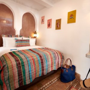 Photo 20 - Magnifique Riad en plein cœur de la médina de Marrakech - L'une des chambres du Riad