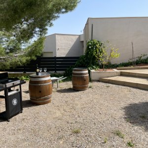 Photo 8 - Villa piscine vue sur les vignes des Corbières - Aire de barbecue, dégustation, terrain de jeux