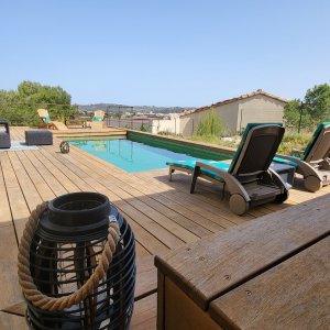 Photo 4 - Pool villa overlooking the Corbières vineyards - Piscine