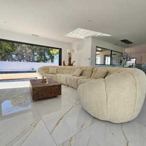 Photo 4 - Large new and contemporary villa peacefully surrounded by nature - Salon