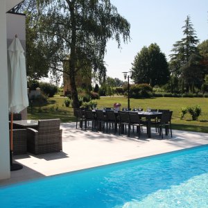 Photo 1 - Luxueuse villa moderne dans un domaine viticole - La terrasse de la villa
