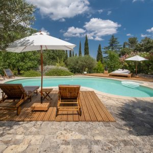 Photo 7 - Bâtisse 300 m² et 5 gîtes avec piscine en plein cœur de la nature  - Transat