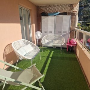 Photo 2 - 60 m² terrace with pool and sea view - Jardin extérieur