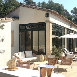 Photo 0 - House in Les Baux de Provence - Salon extérieur de la terrasse 