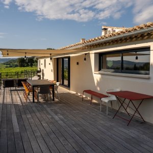 Photo 4 - Mas provençal au milieu des vignes - La terrasse