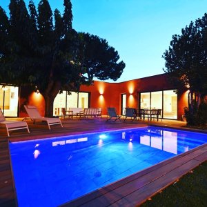 Photo 3 - Beautiful villa Cap d'Agde - La maison au soir
