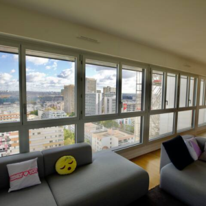 Photo 1 - Duplex - Rooftop - Terrasse 50m2 - vue panoramique de Paris au 18eme etage. - 
