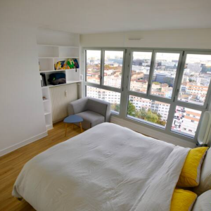 Photo 13 - Duplex - Rooftop - Terrasse 50m2 - vue panoramique de Paris au 18eme etage. - 