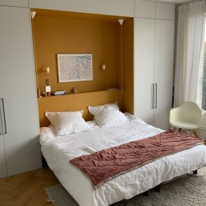 Photo 15 - Appartement design et spacieux à deux pas de Montmartre - Suite parentale avec petit balcon 
