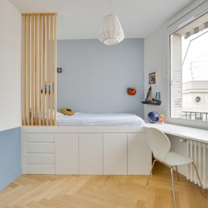 Photo 22 - Appartement design et spacieux à deux pas de Montmartre - Chambre enfant avec lit 1 personne (90x200)