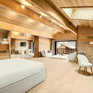 Photo 6 - Prestigious chalet at the foot of the slopes - Chambre