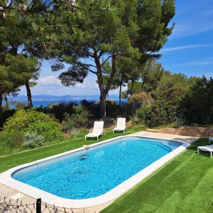 Photo 2 - Bastide with a superb sea view and a swimming pool - Piscine