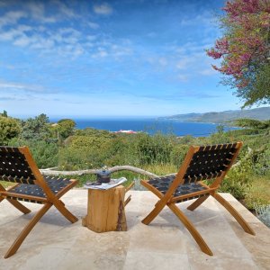 Photo 24 - Villa de charatère en Corse - vue panoramique mer  - Vue appartement villa 3