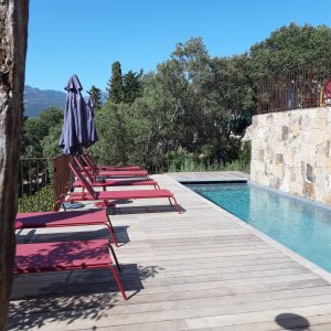 Photo 9 - Charming villa in Corsica - panoramic sea view  - Piscine chauffée villa 2