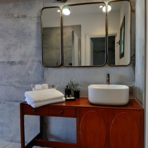 Photo 25 - Villa de charatère en Corse - vue panoramique mer  - Salle de bain