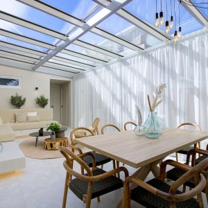 Photo 3 - Appartement lumineux de 150 m² au cœur de Cannes - Séjour avec terrasse