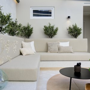 Photo 7 - Bright 150m2 apartment in the heart of Cannes - Séjour avec terrasse