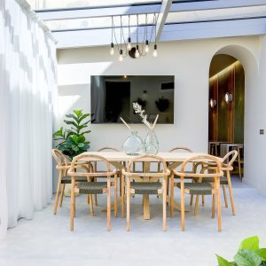 Photo 4 - Bright 150m2 apartment in the heart of Cannes - Séjour avec terrasse
