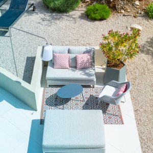 Photo 14 - Villa avec piscine à débordement et jacuzzi rooftop - Salon extérieur