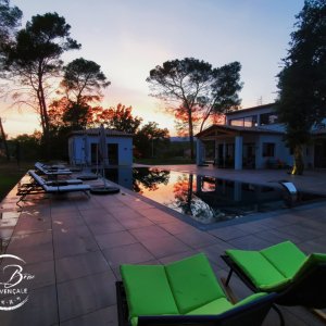 Photo 8 - Villa de luxe avec espaces de jeux - Piscine la nuit
