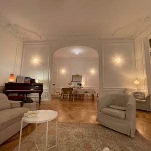 Photo 1 - Hausmanian living room in the 17th arrondissement - 