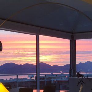 Photo 14 - Penthouse avec grande terrasse et vue mer panoramique - Coucher de soleil