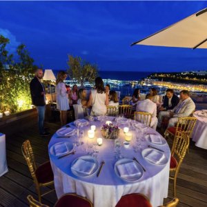 Photo 4 - Terrasse exclusive avec vue imprenable sur le Port de Monaco - Une réception
