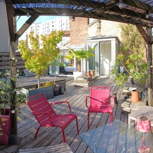 Photo 0 - Oasis Rooftop au coeur du village Jourdain 20ème arrondissement - 