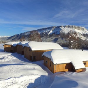 Photo 3 - Panorama d'exception sur les montagnes alpines - Les Gîtes en hiver