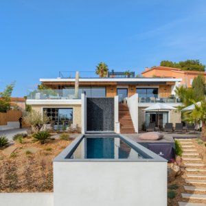 Photo 4 - Villa d’exception & Spa de  360 m² à 100 mètres de la plage    - Vue piscine