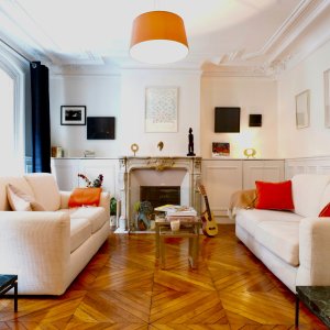 Photo 0 - Magnifique appartement dans un bel immeuble parisien, lumineux, art & design - 