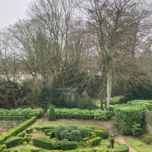 Photo 4 - Jardin classé d'exception de 10 000 m² à 20 min de Paris  - jardin à la française au début du printemps