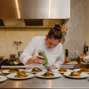 Photo 12 - Restaurant de privatisation de 80 m² avec cheffe cuisinière - cuisine en face des clients 