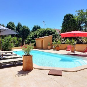 Photo 3 - Jardin botanique dans une villa avec grande piscine/pool house et terrain de pétanque privé  - 